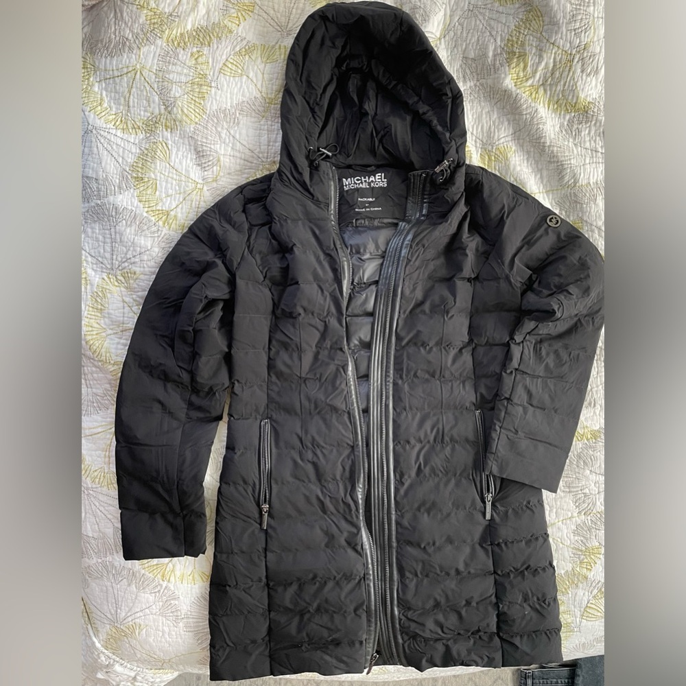 Michael Kors Women's Black Puffer Jacket